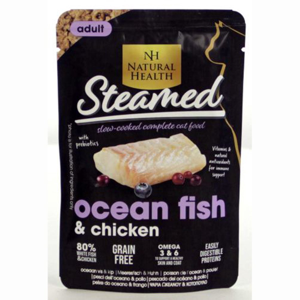 Natural Health Natural Health Cat Steamed Ocean Fish 85gr.