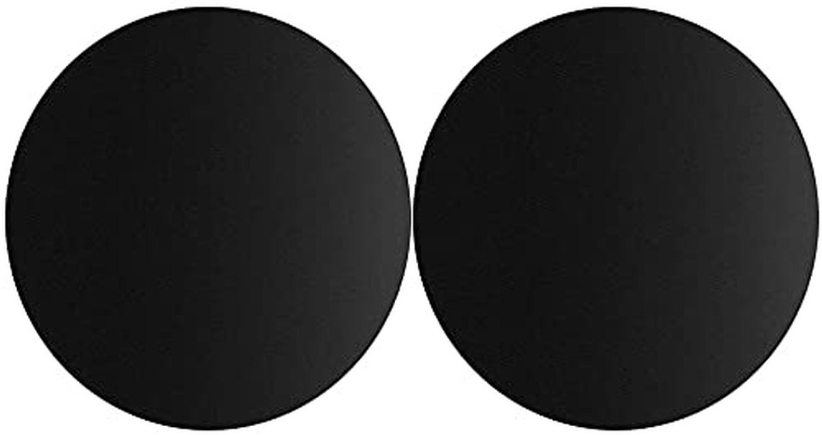 Dailygoods- Grillmat Ronde Teflon - 2 Stuks - Antiaanbaklaag - Herbruikbaar - 40 cm - Eenvoudig te Reinigen - Bakmat