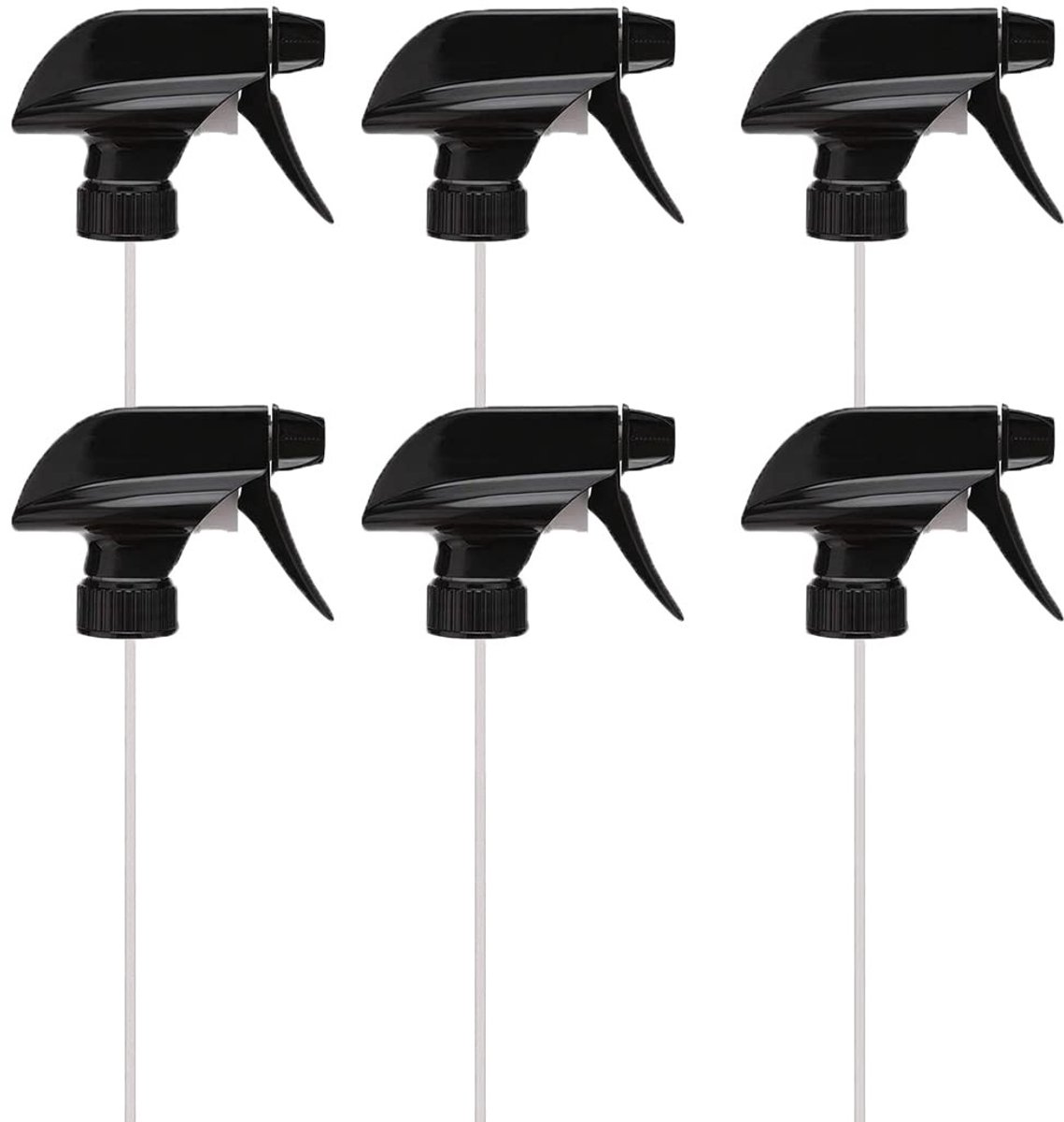 Dailygoods - 6Pcs Spray Nozzles - Mist Spray Nozzles - Trigger Sprayer - Plastic Sprayer Heads - Geschikt voor 28/410 Flessen