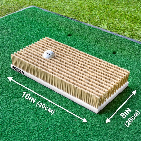 Golfbunker oefenmat - Zandbak simulatie - Golfslag oefenen - Realistische bunker ervaring - 40 x 20 cm - Groen — afbeelding 3