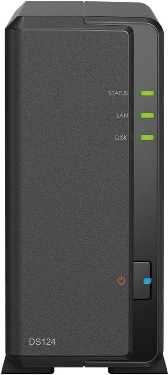 Netwerk Opslag - Privé Cloud - Centraal Gegevensbeheer - Compact 1-Bay Ontwerp - 2TB Inclusief - Zwart