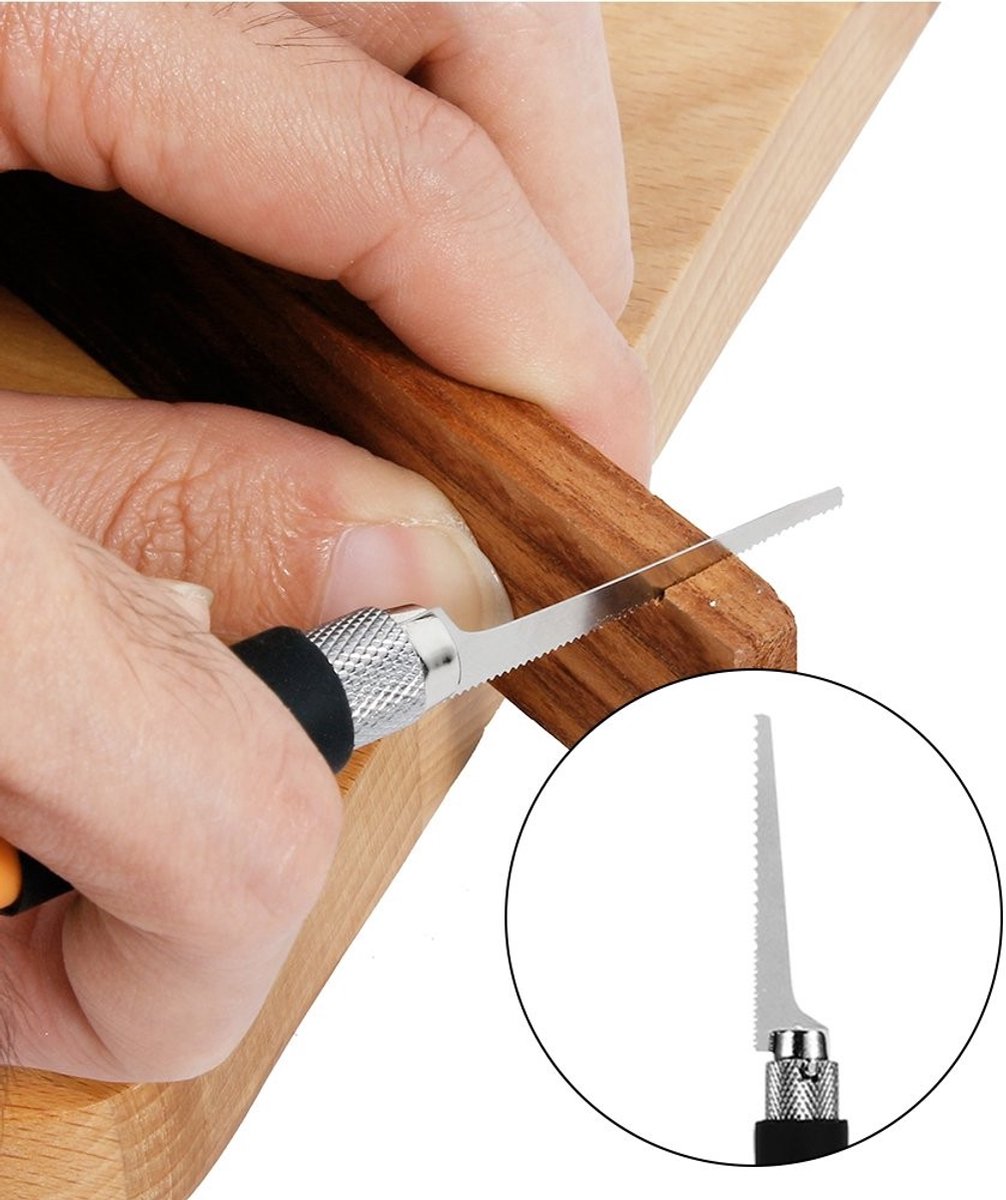 Dailygoods- Mini Zaag Lichtgewicht - Multifunctionele Zaag - Hobby Gereedschap - Modelbouw Tools - Handzaam - DIY Kit - Handzaag
