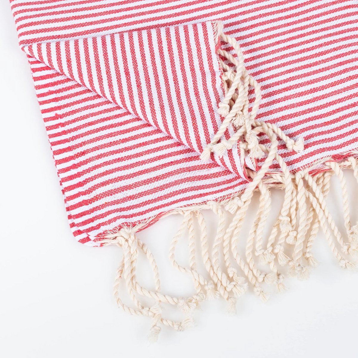 Honingraat Fouta - Hamamdoek Strandlaken - Ontspanning en Strand - Handgeweven Katoen - 10