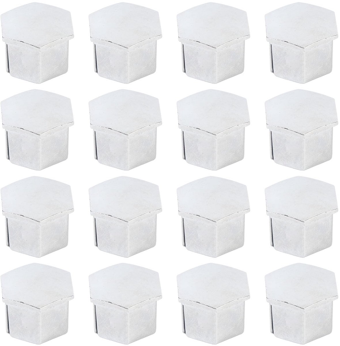 Dailygoods- Wielmoer Cap 16 Stuks - 19mm - Duurzaam Kunststof - Eenvoudige Installatie - Compatibel met C4/C5/DS3/DS4/DS5 - Onderdeelnummers 540812/9644577080 - Wielmoerafdekking