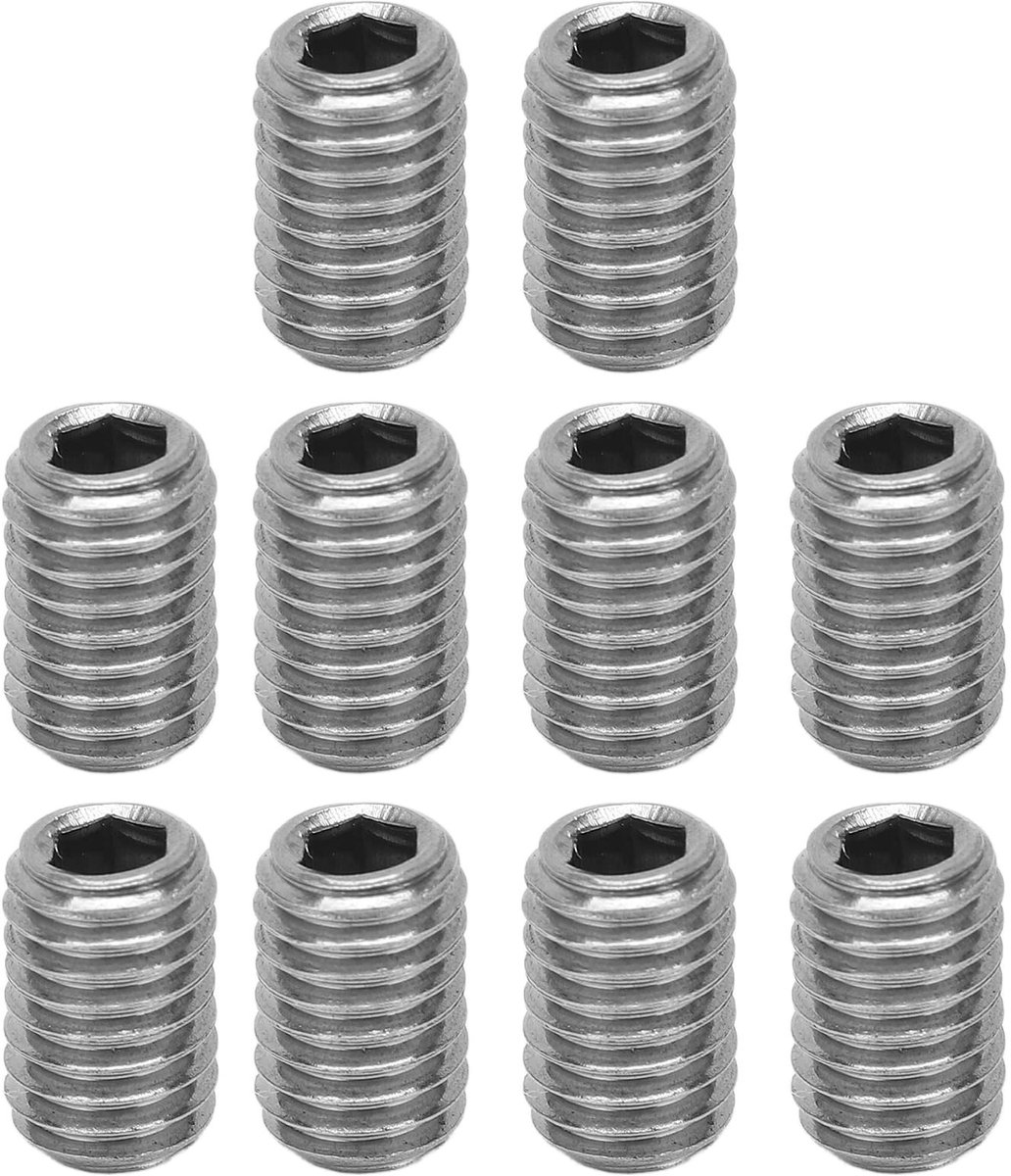 Dailygoods- Surfplank Fin Schroeven 10 Stuks - Roestvrij Staal 304 - M5 Draagbare Schroeven - Corrosiebestendig - Eenvoudig te Bevestigen - Lichtgewicht - Surfboard Screws