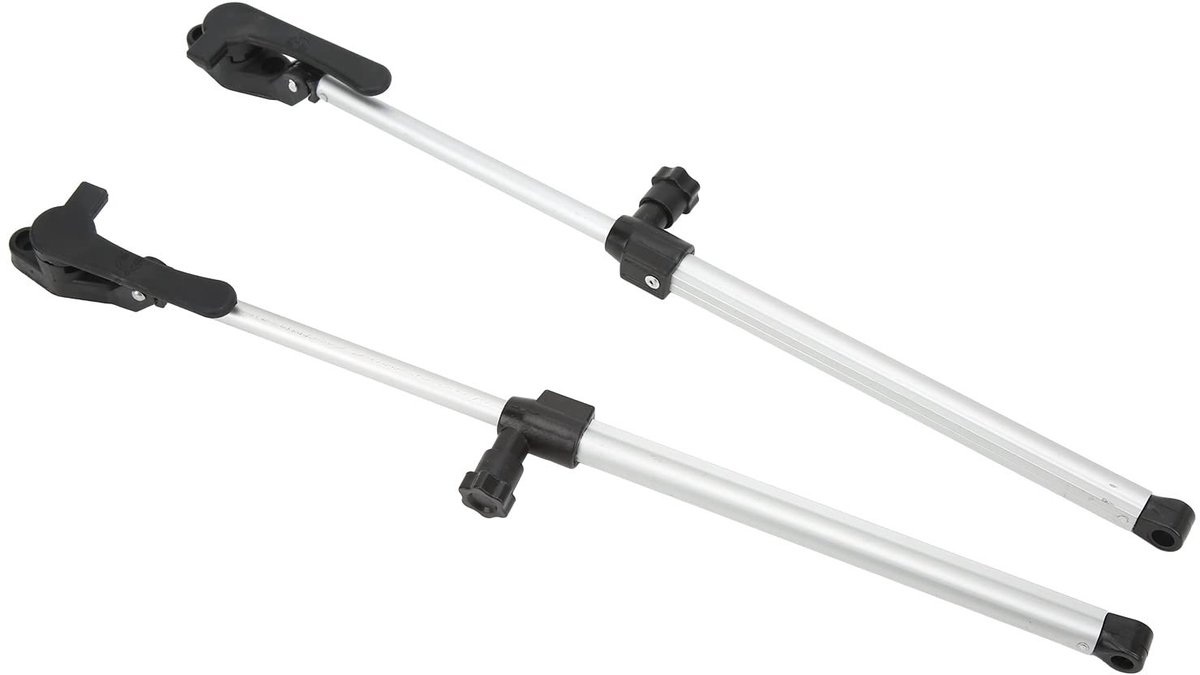 Dailygoods- Raamsteun Telescopisch - Aluminium Legering - Antioxidant - 310-435mm - Lichtgewicht - Automatische Ontgrendeling