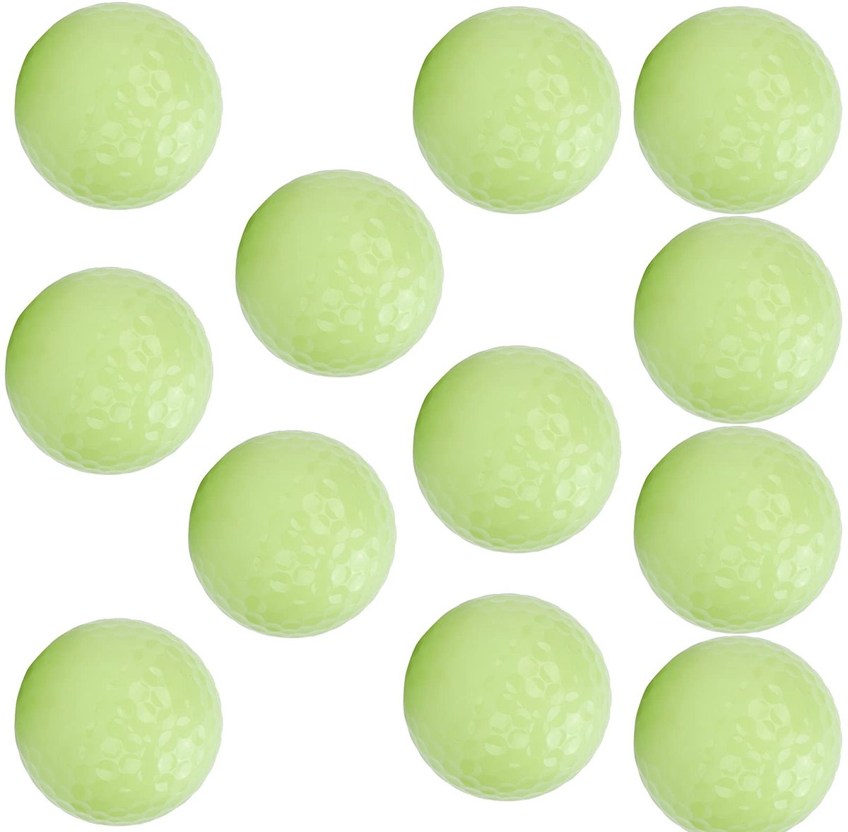 Dailygoods - Drijvende Glow Golfballen - Golfplezier voor het hele gezin - Lichtgevend - Ideaal voor nachtgolf - Perfect voor familie en zakelijke eve...