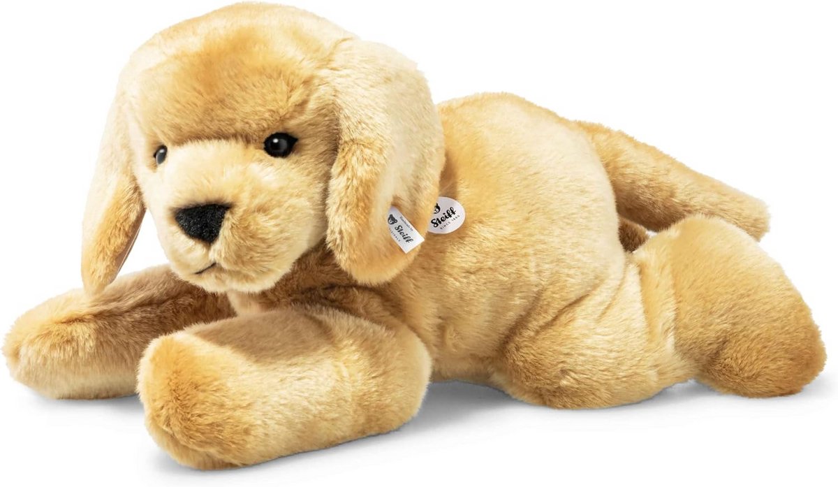 Knuffeldier hond - Pluche dier - Knuffelen en spelen - Speciaal memory-effect - 50 cm - Beige