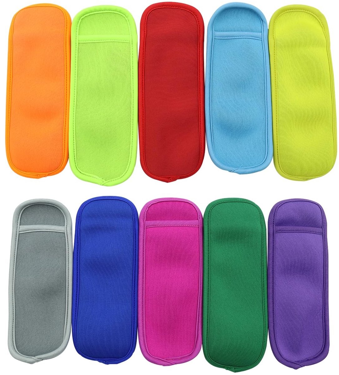 Dailygoods - Herbruikbare Ijspopmouwen voor Kinderen, 10 Stuks Neopreen
