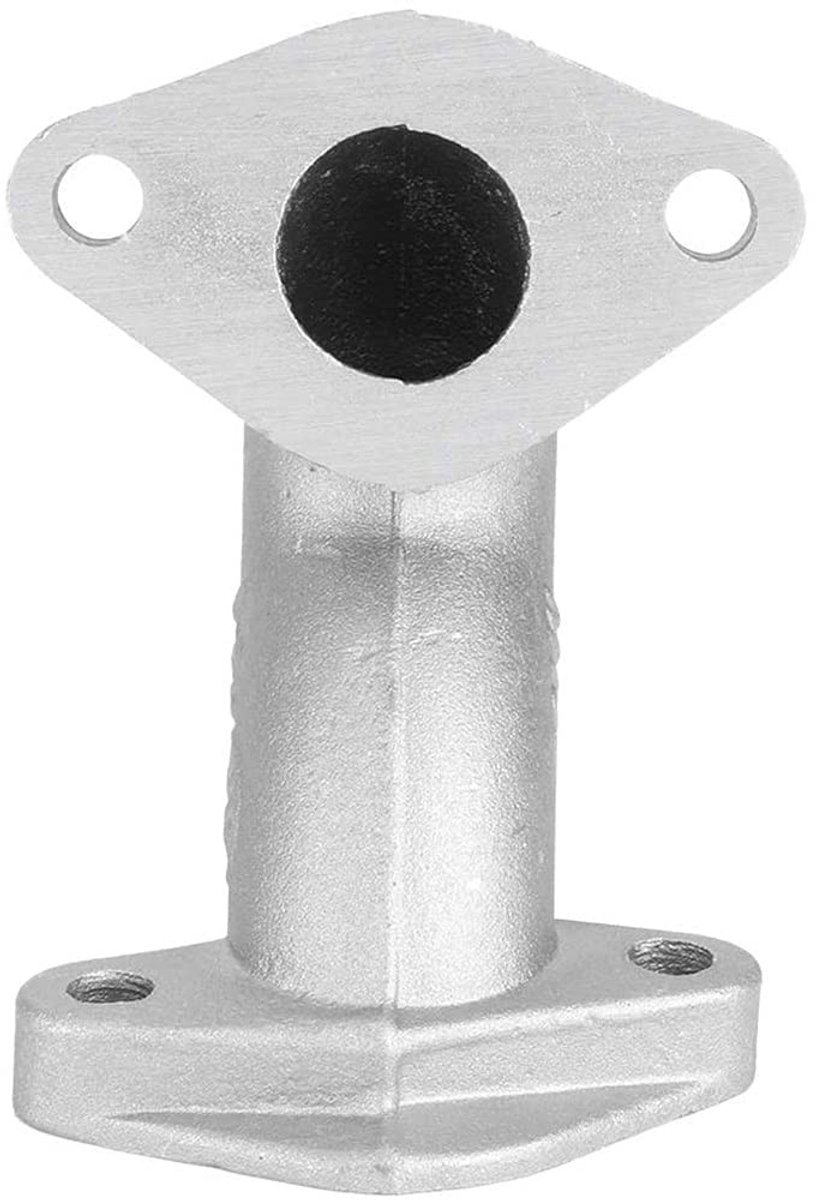 Dailygoods- Manifold Intake Hoogwaardig Staal - Inlaatspruitstukpijp - Geschikt voor Kazuma 50cc/70cc/90cc/110cc/125cc - Duurzaam - Eenvoudig te monteren - Diameter 19mm - Inlaatspruitstuk
