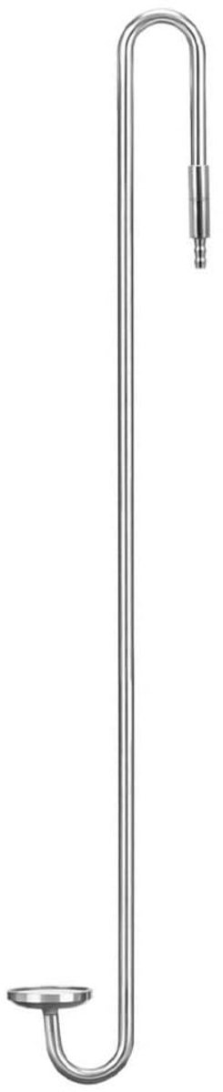 Dailygoods- CO2-diffuser hoge oplossing - CO2-verstuiver - roestvrij staal - aquariumplanten - terugslagklep - eenvoudig te installeren - Aquarium CO2-systeem