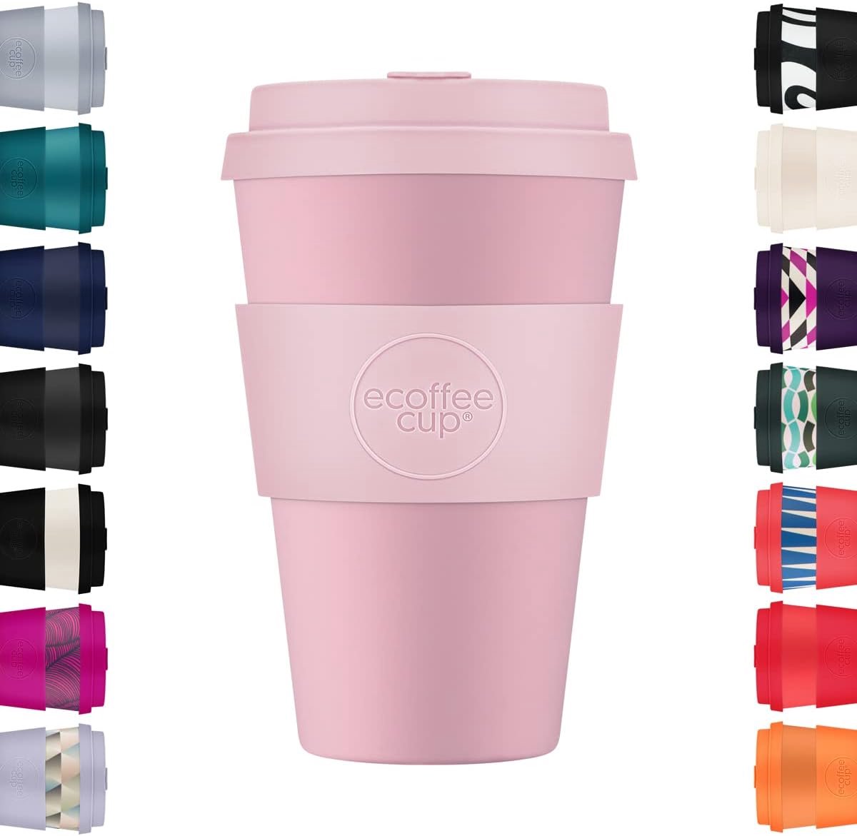 Herbruikbare Koffiebeker - Reisbeker - Duurzaam Koffie Drinken - 100% Plantaardig Materiaal - 400ml - Lokaal