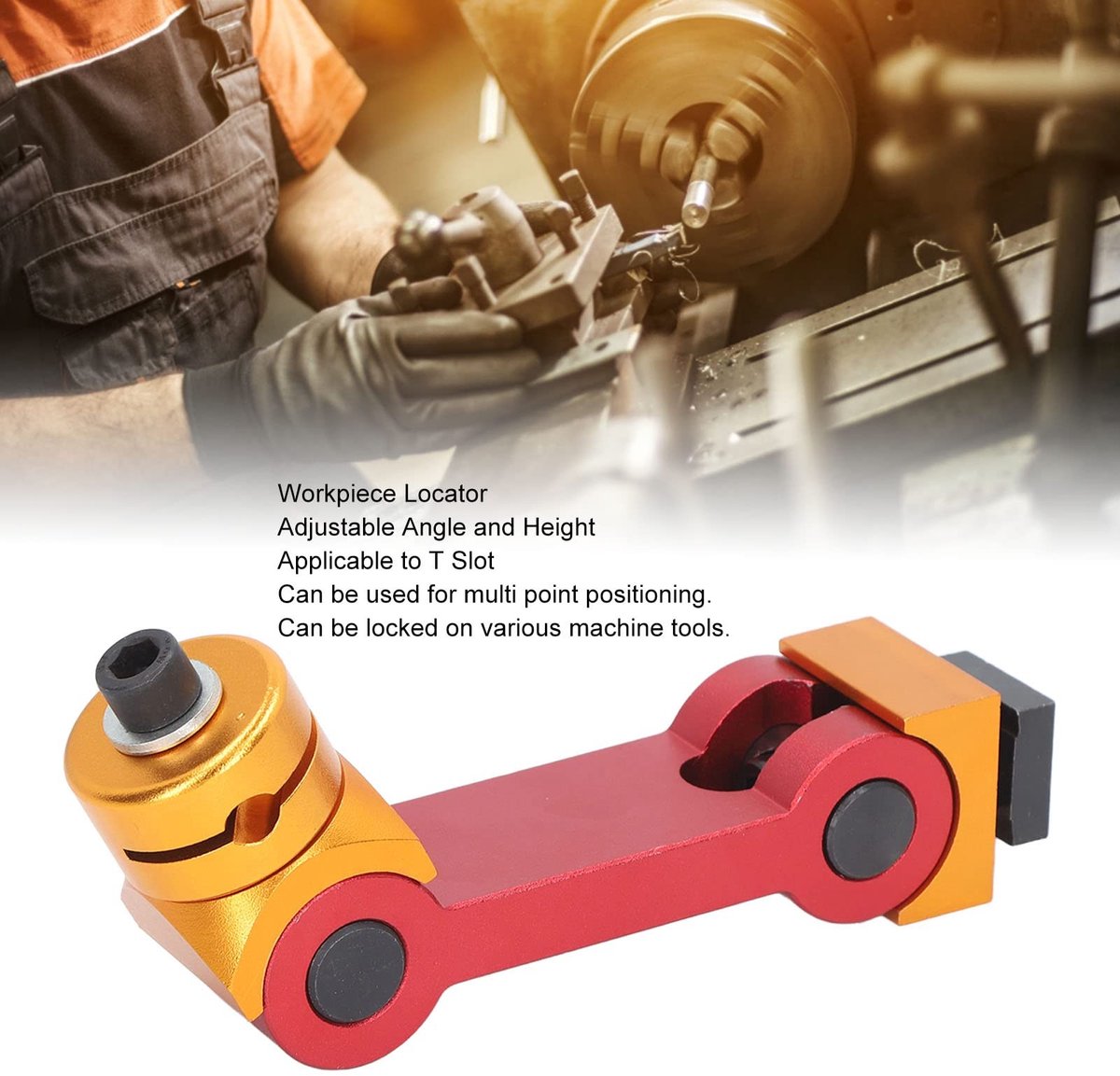 Dailygoods- Werkstop Verstelbaar - CNC Werkstopzoeker - Nauwkeurige Positionering - Lichtgewicht - Flexibele Aanpassing - Geschikt voor Frezen - Freesstop