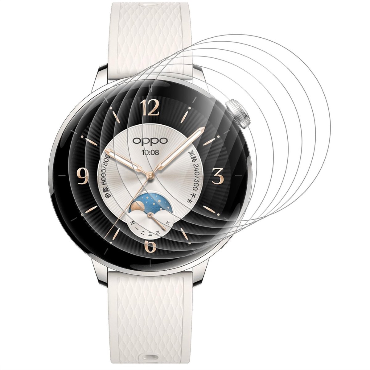 Dailygoods - Flexibele TPU Schermbeschermer voor Smartwatch