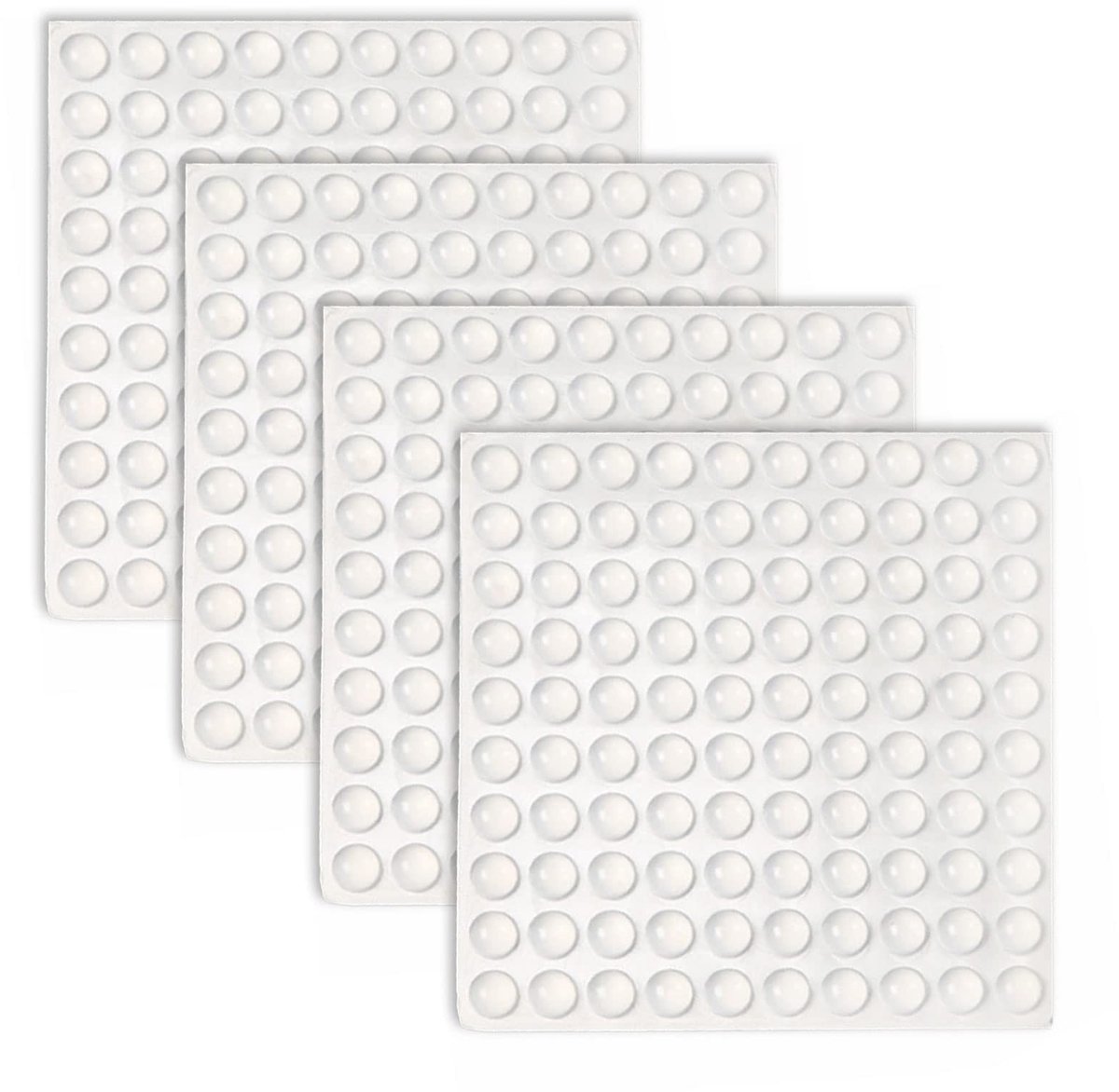 Dailygoods- Deurbuffer Transparant - 400 Stuks - 8 x 3 mm - Geluidsreductie - Antislip - Zelfklevend - Hoogwaardige Silica Gel - Rubber Pads
