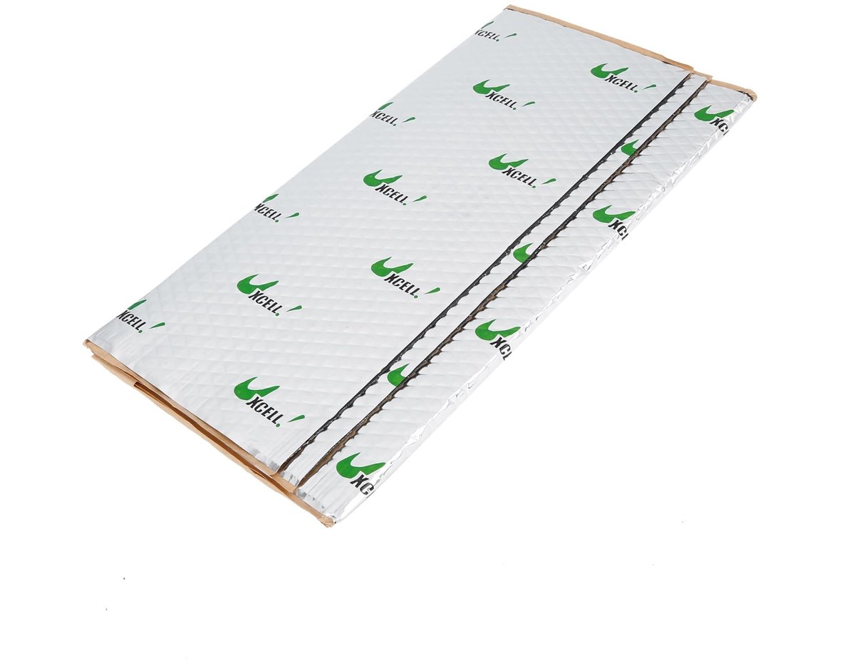 Dailygoods- Warmte-isolatie Mat - Zelfklevend Geluidsisolatie - Akoestische Panelen - Schokdemper - Butylrubber - 1,5 m² Dekking