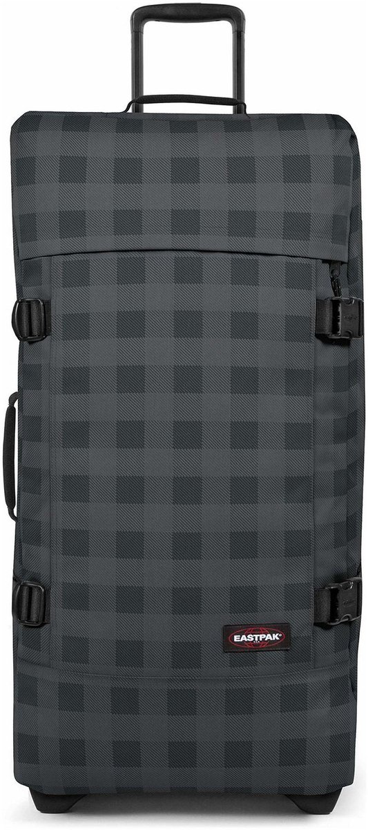 Eastpak Tranverz 2 wielen Trolley 79 cm - Zachte bagage - TSA slot - checker grey