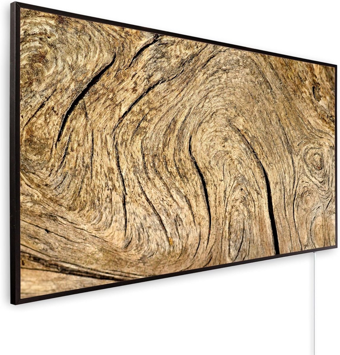 Infrarood Verwarming - Paneel Verwarming - Ruimte Verwarmen - Strak Design - 1000 Watt - Zwart