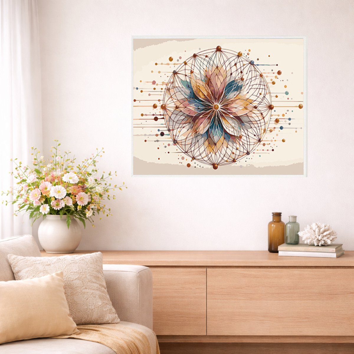 Paint by numbers – schilderen op nummer – DIY decoratie – Mandala – Mandala in Motion — afbeelding 4