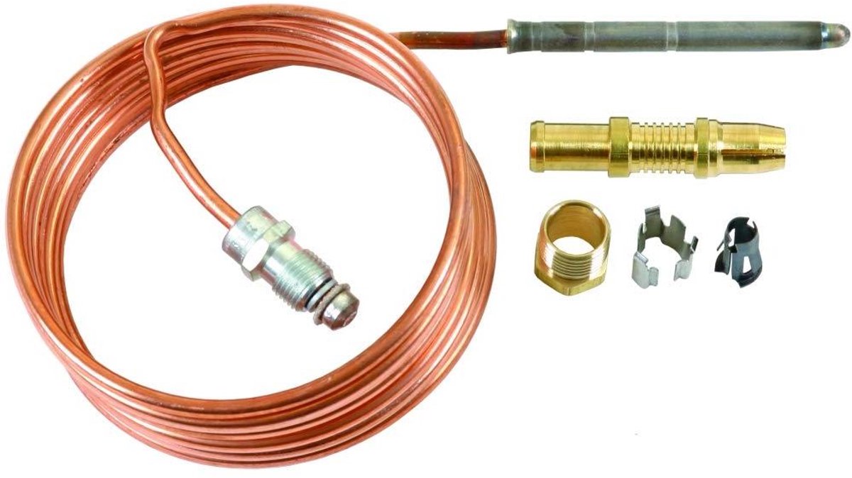 Thermokoppel - Oven Sensor - Apparaat Reparatie - Origineel Onderdeel - 22.1 cm - Zilver