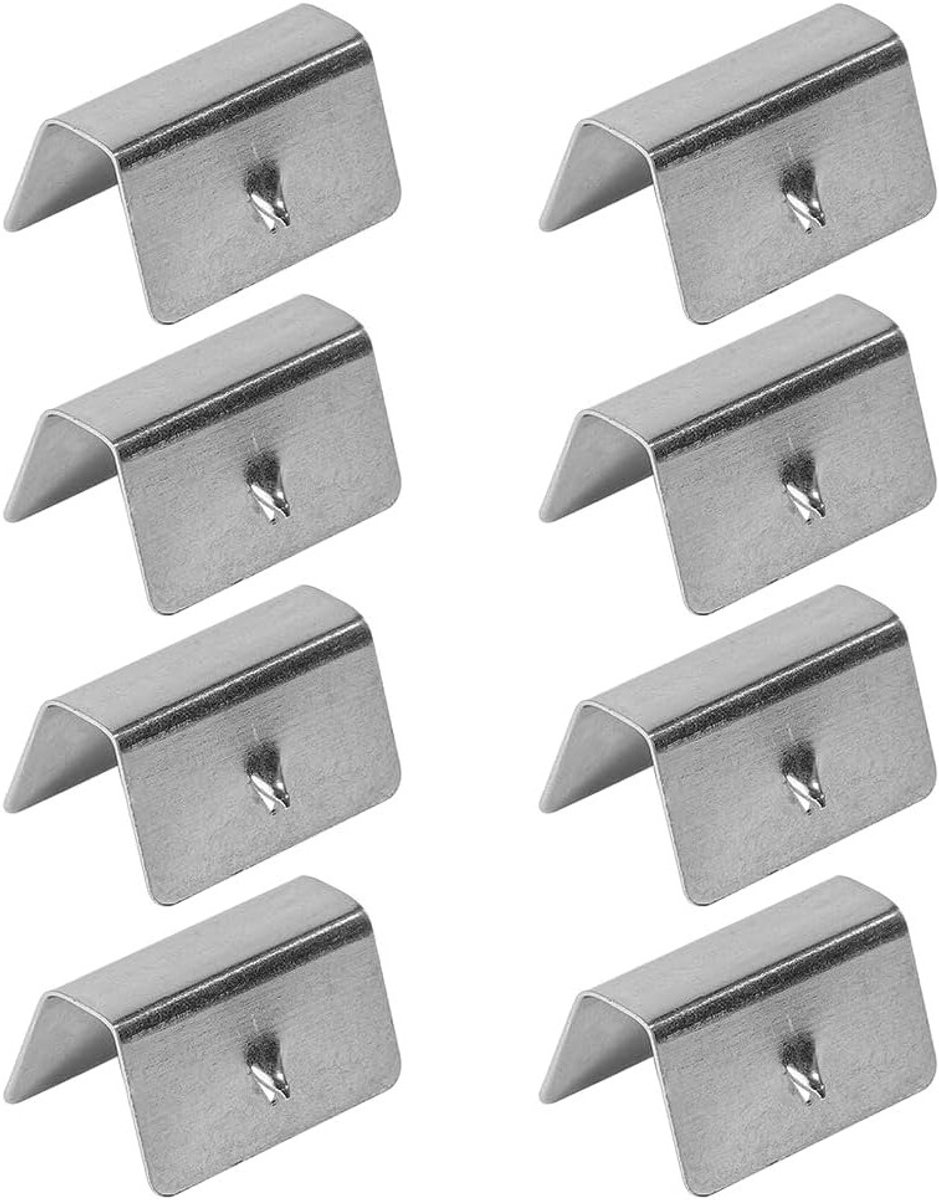 Universele RVS Raamgeleider Clips voor Auto - 8 Stuks Winddeflector Bevestigingsclips, Vervangingsclips voor Auto en Raamaccessoires