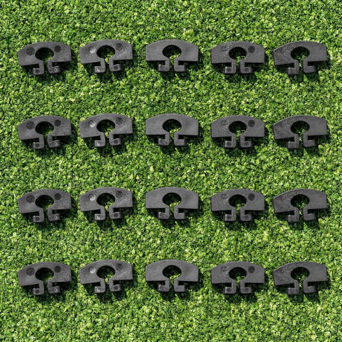 Net Clips - Bevestigingsclips - Sportuitrusting - Druk en Draai - 40 Stuks - Zwart