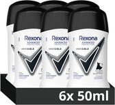 Rexona Women Advanced Protection Anti-Transpirant Stick - Invisible - met Continuous Refreshing Control Technologie - 6 x 50 ml