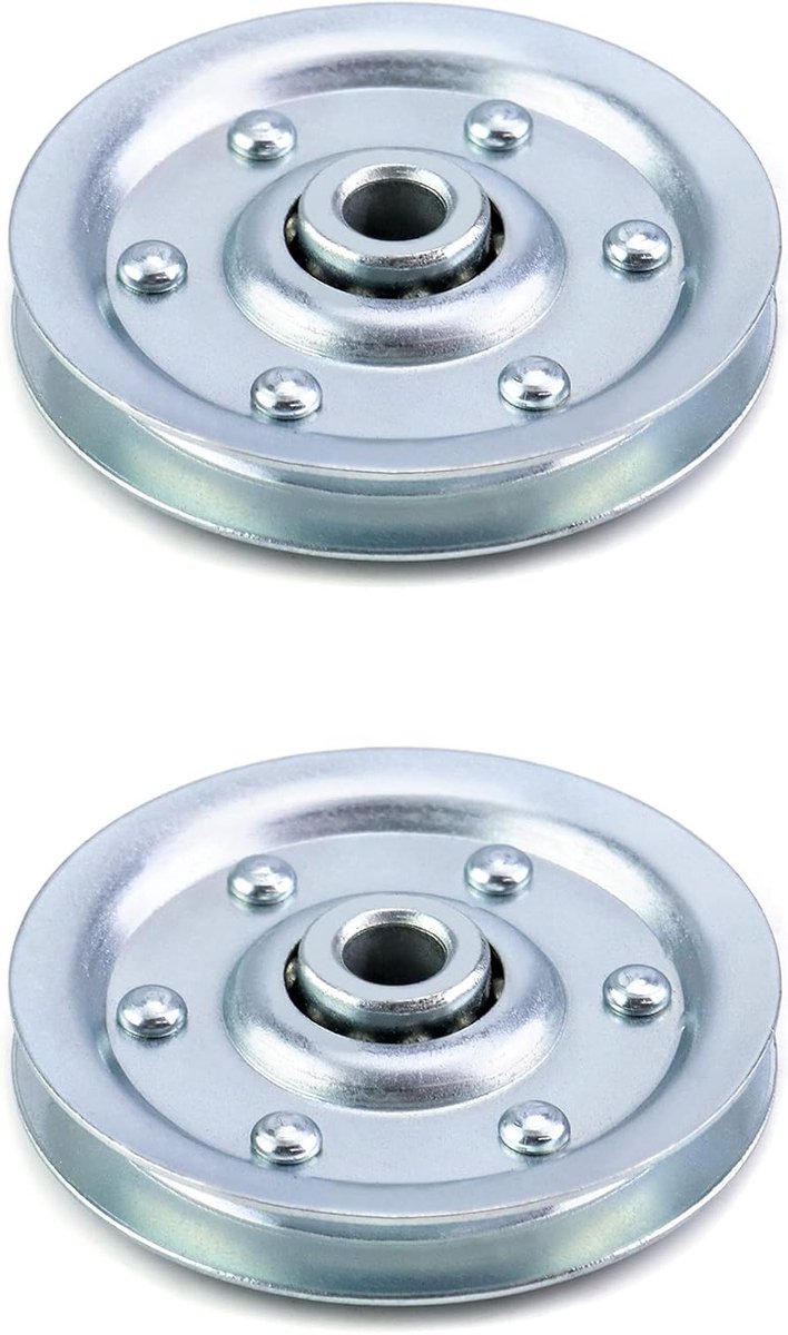 Universele Lagerspulley voor Garagedeuren en Fitnessaccessoires, 215 kg Draagvermogen, Set van 2 Stuks