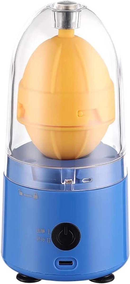 Elektrische Eierroerder - Eiermaker Garde - Keuken Hulp - Raketvorm Design - 17.2 cm - Blauw