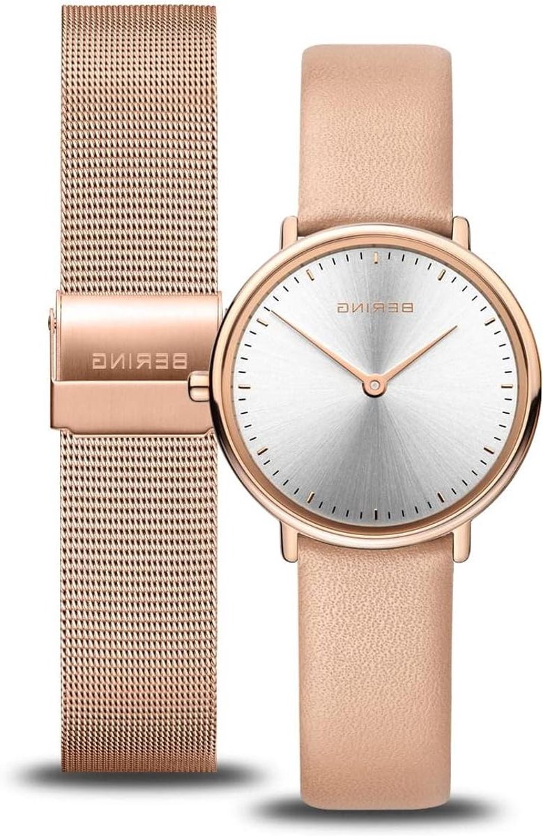 Dameshorloge - Armbandhorloge Analoog - Tijd Aflezen - Saffierglas - 29 mm Kastmaat - Roségoud