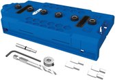 Kreg Shelf Pin Jig / Boormal met 5 mm boor - boor makkelijk snel 5 mm gatenrijen met 32 mm afstand, 8-delig