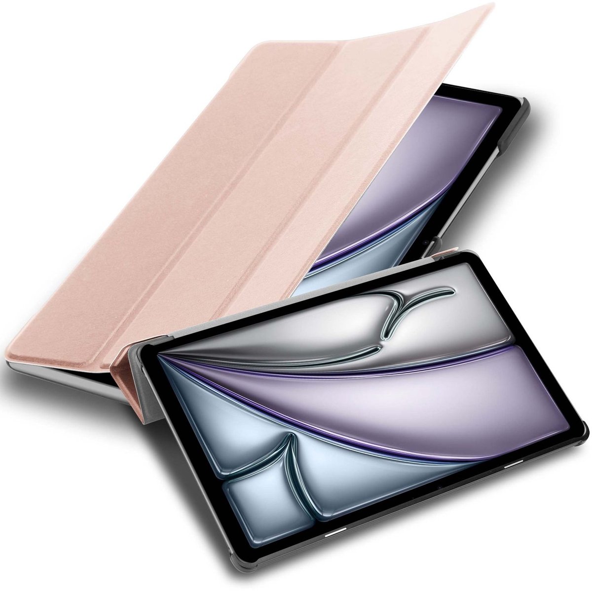 Cadorabo Tablet Hoesje geschikt voor iPad Air 11 2024 in Pastel roségoud