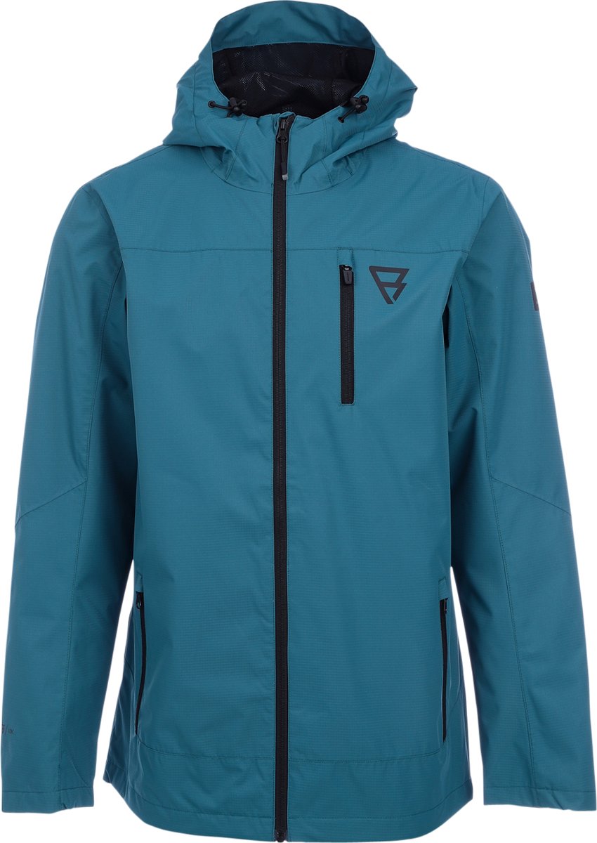 Brunotti - Weylin - Jas Mediterranea - Heren - Softshell Regenjas - 10K Water-afstotend - 8K Ademend - S