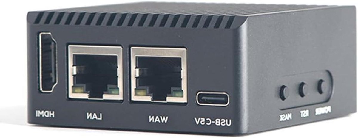 Mini PC Router - Mini Computer Netwerkapparaat - Netwerk Beheer - Dual Gigabit Ethernet - 2GB RAM - Niet gespecificeerd