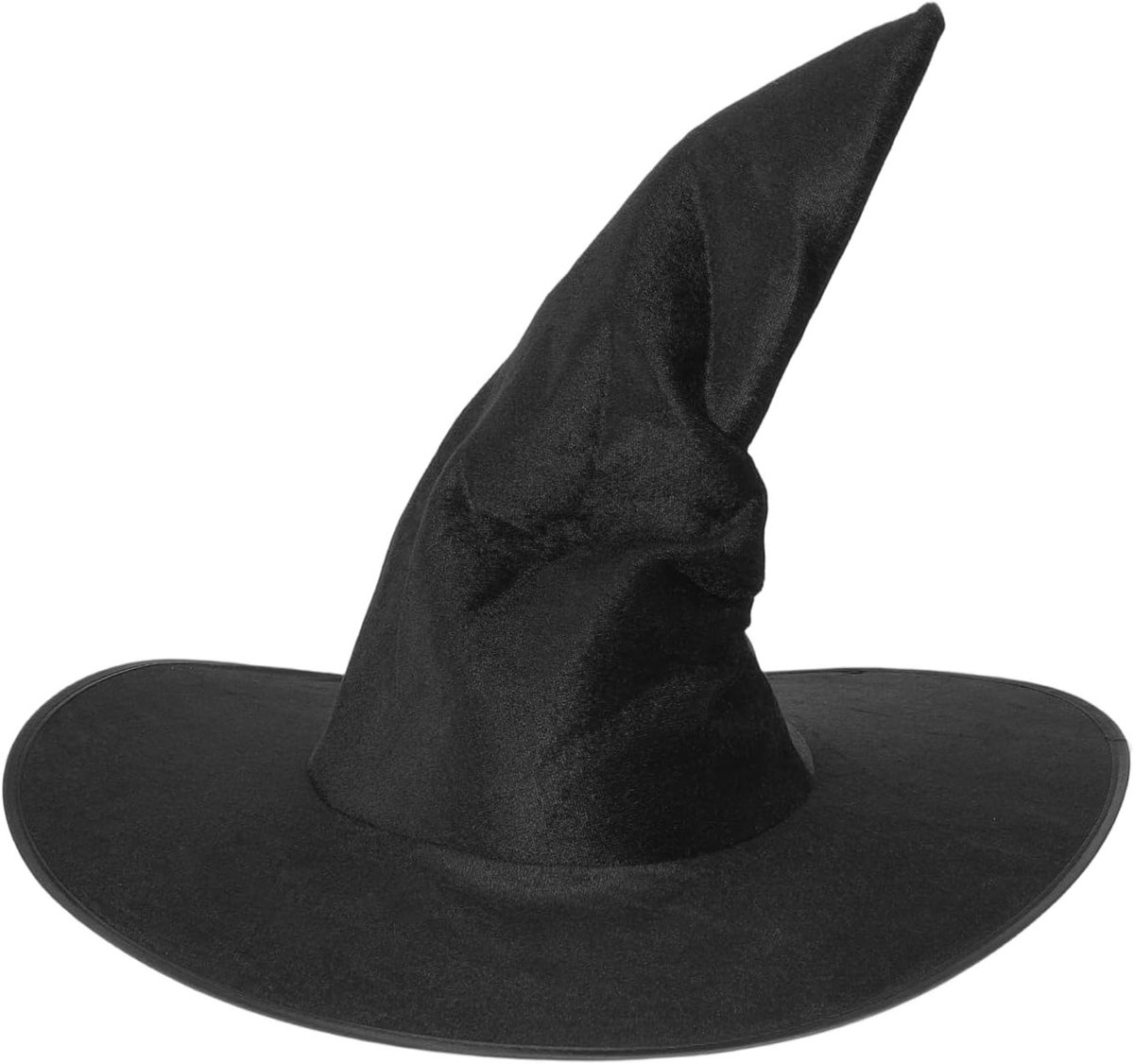 Gothic Heksenhoed met Brede Rand voor Vrouwen en Kinderen, Perfect voor Halloween Feest en Cosplay Accessoires