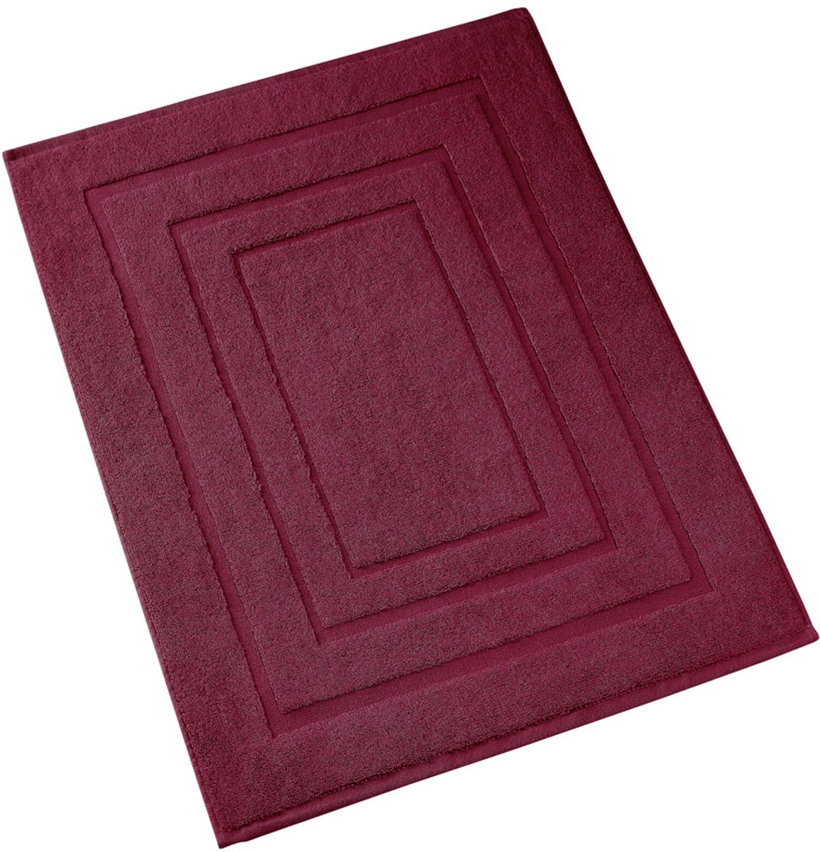 De Witte Lietaer Badmat Pacifique Beet Red - 50 x 75 cm - Rood - Katoen