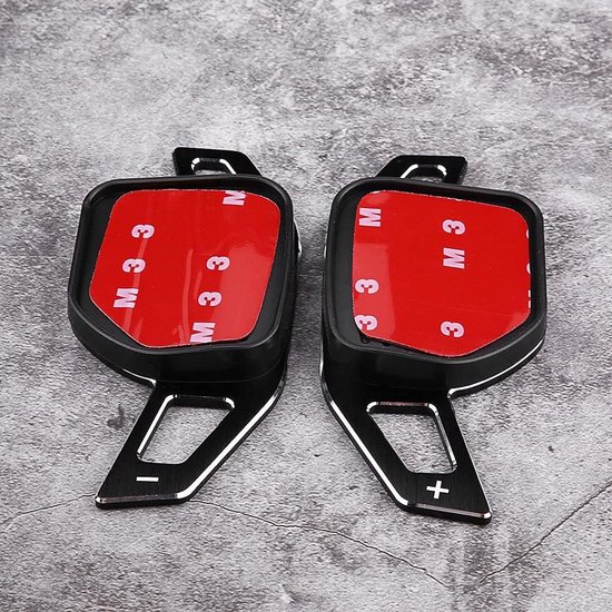 Stuurwiel Paddles - Schakelpeddels Uitbreiding - Verbeteren Rijervaring - Aluminium Legering - 12.3 cm Lengte - Zwart — afbeelding 2