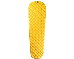 Opblaasbaar Slaapmatje - Kampeer Kussen - Outdoor Slapen - Ultralicht Ontwerp - 168 x 55 cm - Geel