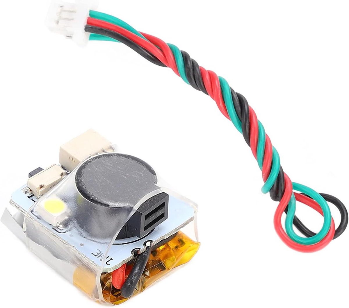 RC Zoemer - Drone Finder - Drone Terugvinden - 100DB Geluid LED - 18x17x14mm - Zwart