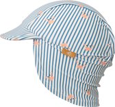 Fresk UV 50+ Zonnehoed voor kinderen 62 - Beschermende Reishoed - Hoofdbescherming Jongens - Blauw - Stripes & Crabs