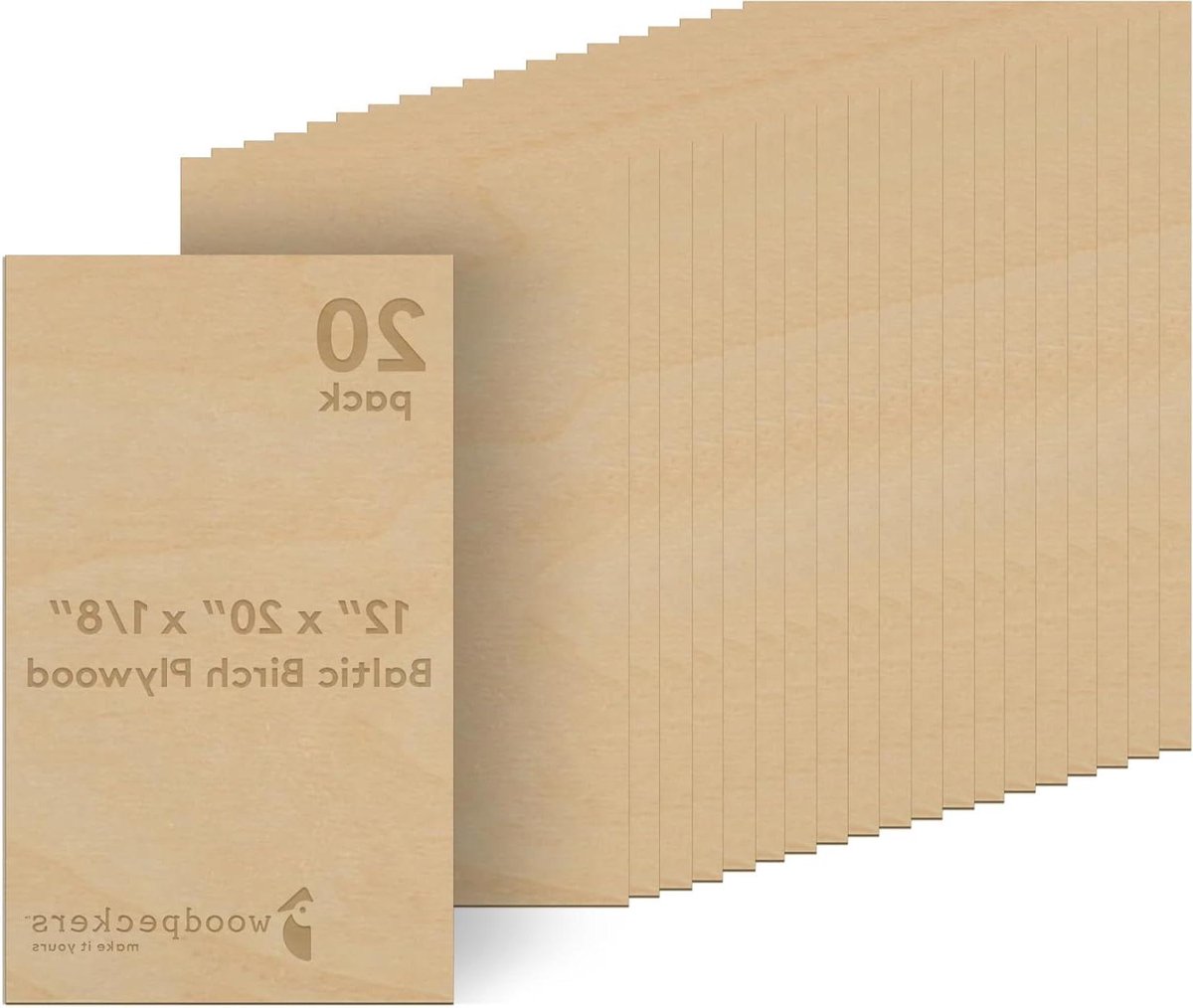 Multiplex Plaat - Berken Hout - Houtbewerking Projecten - B/BB Kwaliteit - 305 x 508 cm - Natuurlijk