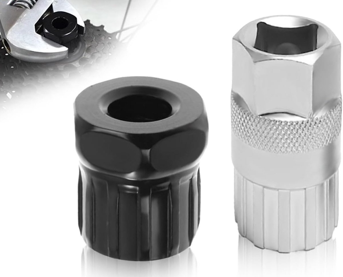 Set van 2 Fietscassettes en Versnellingsverwijderaars, Cassette Trekker en Reparatietool voor Mountainbike Accessoires en Gereedschap