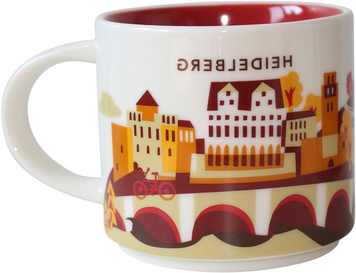 Stad Mok - Thema Mok - Koffie Moment - Stad Motieven - 414 ml - Transparant