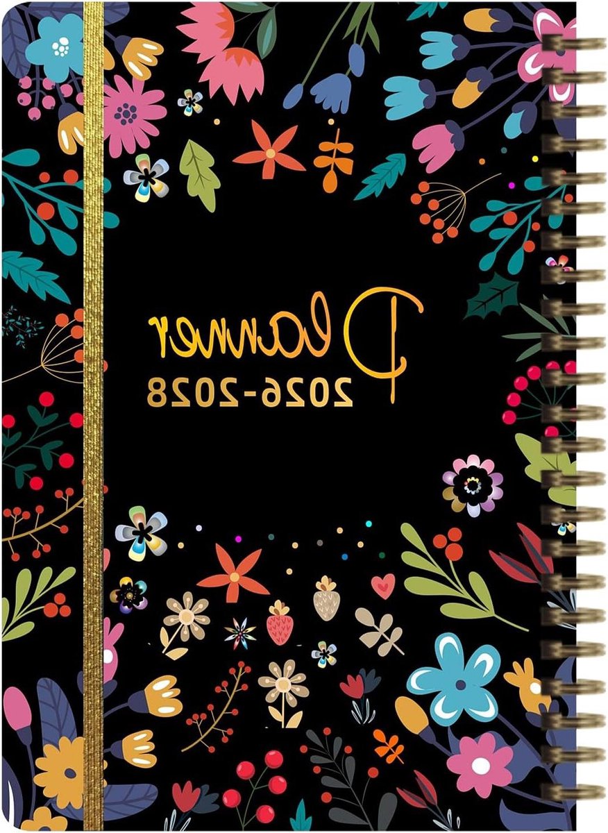 3-jarige kalender - Maandplanner - Vooruit plannen - 128 notitiepagina's - 114" X 86" - Regenboog