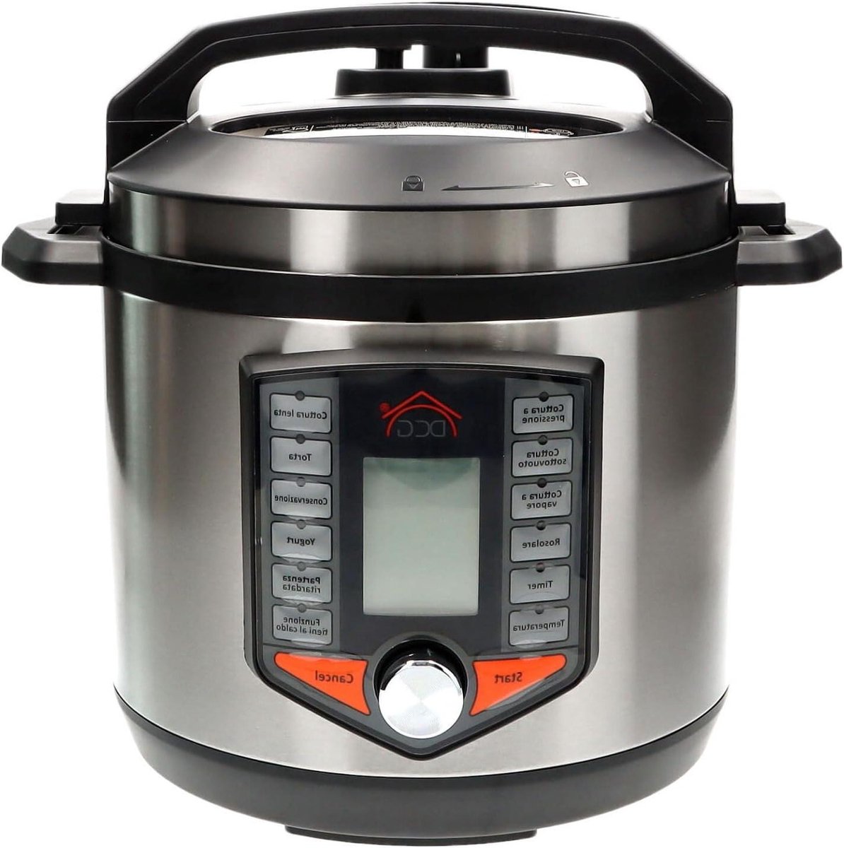 Elektrische Snelkookpan - Multicooker Rijstkoker - Snel Koken - 12 Programma's - 6 Liter - Zilver