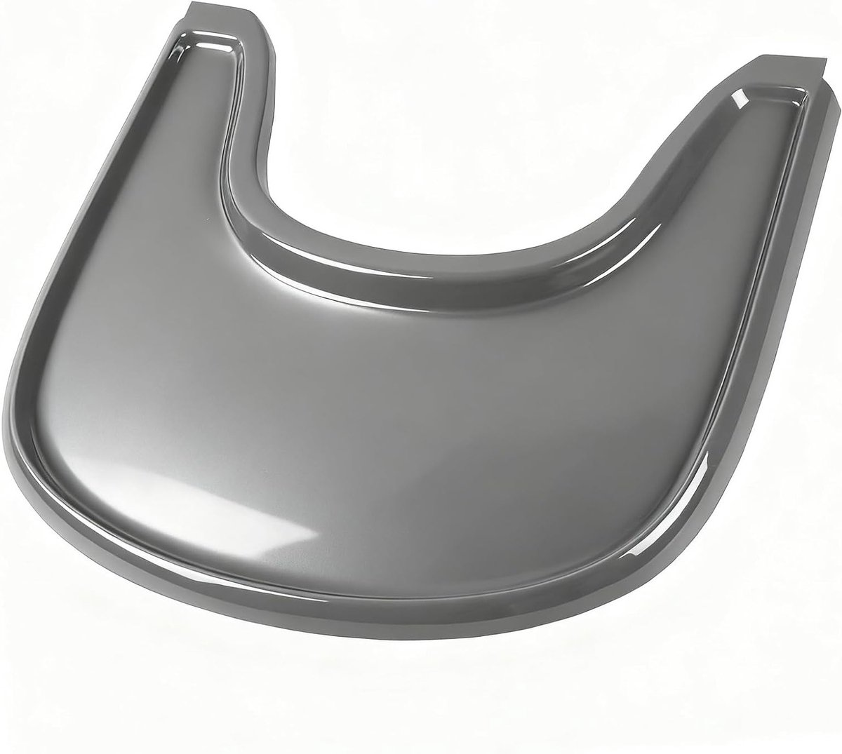 Compatibele Tray voor Tripp Stair Chair, Glad Oppervlak met Sterke Zuigkracht, Veilig en Eenvoudig te Monteren, Hoogstoel Accessoires voor Peuters 6-36 Maanden, Grijs, BPA-vrij en Duurzaam