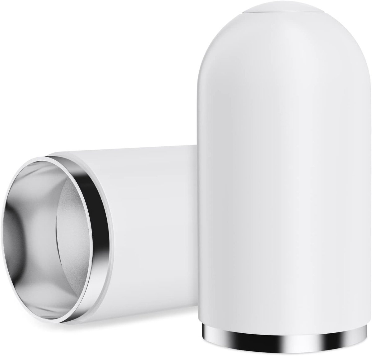 Magnetische vervangcaps voor Apple Pencil, set van 2, beschermende doppen voor 1e generatie, wit, accessoires voor teken- en schrijfwerk