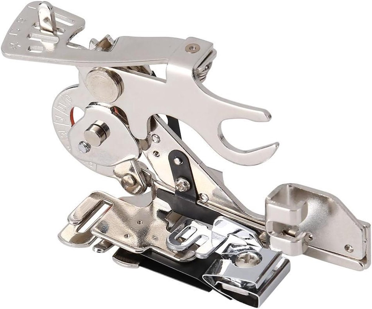 Ruffler Naaimachinevoet - Plisseervoet Ruches - Stoffen Rimpelen - Verstelbare Vouwen - 7.5 x 3.7 cm - Grijs