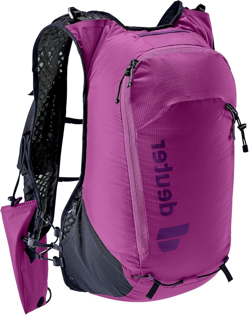 Sportrugzak - Outdoor tas - Snelle bergtochten - Stokhouder aan riem - 13 x 24 x 47 cm - Blauw