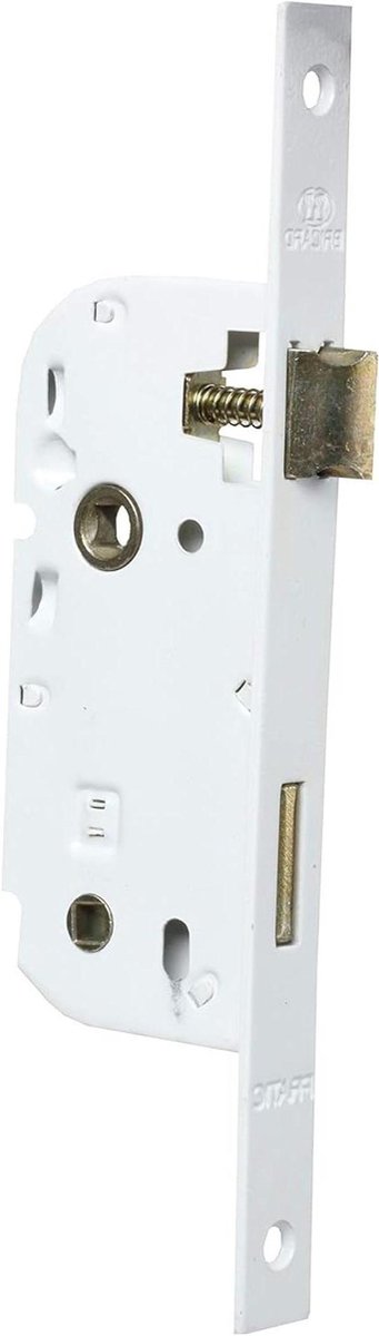 Inbouwslot As - Deurslot As - Badkamer Deur - Rechts Links - 40 mm - Wit